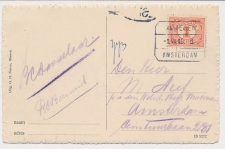 Treinblokstempel : Nijmegen - Amsterdam B 1916