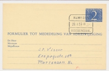 Treinblokstempel : Nijmegen - Roosendaal III 1956