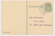 Treinblokstempel : Nieuweschans - Groningen III 1929