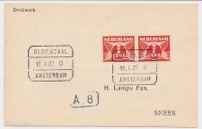 Treinblokstempel : Oldenzaal - Amsterdam D 1927