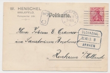 Treinblokstempel : Oldenzaal - Arnhem B 1913