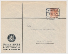 Treinblokstempel : Rotterdam - Amsterdam L 1937