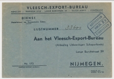 Treinblokstempel : Rotterdam - Eindhoven D 1935