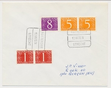 Treinblokstempel : Rotterdam - Utrecht N 1972