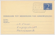 Treinblokstempel : Rotterdam - Eindhoven III 1956