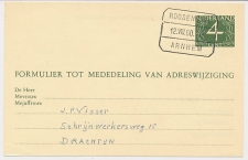 Treinblokstempel : Roosendaal - Arnhem F 1960 