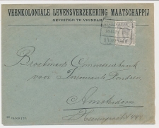 Treinblokstempel : Stadskanaal - Groningen B 1924