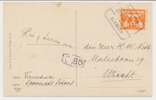 Treinblokstempel : Schagen - Alkmaar I 1925