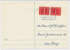 Treinblokstempel : Utrecht - Amsterdam N 1949