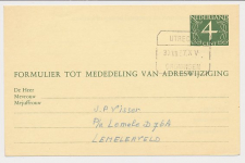 Treinblokstempel : Utrecht - Groningen XV 1957