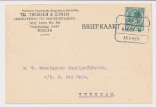 Treinblokstempel : Venlo - Arnhem IV 1929