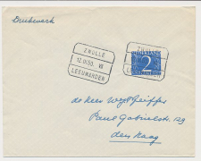 Treinblokstempel : Zwolle - Leeuwarden VII 1950