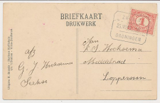 Treinblokstempel : Zwolle - Groningen VI 1919