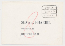 Treinblokstempel : Zwolle - Utrecht N 1960