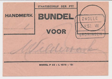 Treinblokstempel : Zwolle - Groningen VIII 1952