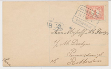Treinblokstempel : Zuid-Beijerland - Rotterdam I 1918