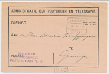 Treinblokstempel : Zwolle - Groningen IV 1918