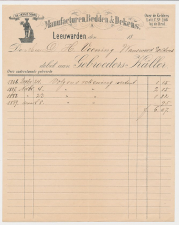 Nota Leeuwarden 1889 - De Jonge Moor - Manufacturen