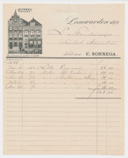 Nota Leeuwarden 1890 - Apotheek - Wijnhandel