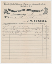 Nota Leeuwarden 1883 - Schoenen - Laarzen - Bottines