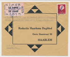 Zandvoort - Haarlem - Perszegel N.Z.H.V.M. 25 cent