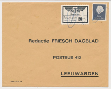 Leeuwarden ( ( 1967 ) - NTM Heerenveen Courantenzegel 20 ct.