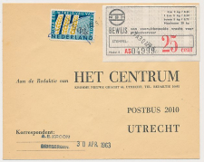 Driebergen - Utrecht 1963 - NBM Vrachtbewijs 25 cent