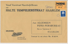 Noordwijk - Haarlem - NZH Vrachtzegel 35.ct.