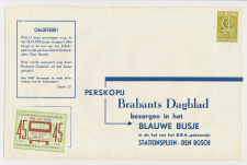 Locaal te s Hertogenbosch - N.V. B.B.A. Vrachtzegel 45 CENT