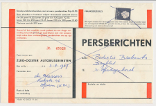 Haaren - s Hertogenbosch 1967 - Persbericht Z.O. Autobusdienst