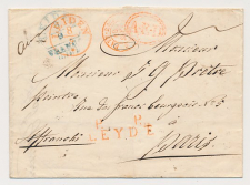 Leiden - Parijs Frankrijk 1845 - P. P. LEYDE - A.E.D.