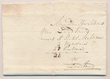 Ouderkerk a.d IJssel - Zuidland 1820 - Begeleidingsbrief