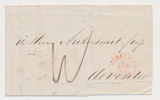Utrecht - Deventer 1866 -  1 Letter proefstempel