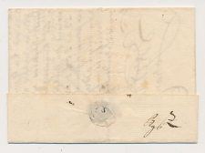 Bergen op Zoom - Dordrecht 1756 - Geschreven Postmerk BgoZ
