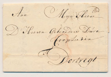 Breda - Dordrecht 1759 - Geschreven Postmerk Brd