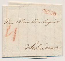 Parijs Frankrijk - Breda - Schiedam 1805