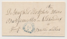 Halfrond-Francostempel s Hertogenbosch - Baarle Nassau 1844