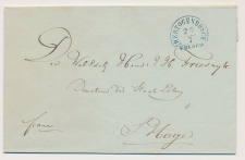 Halfrond-Francostempel s Hertogenbosch - Den Haag 1851