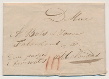 Eindhoven - Helmond  1841 - Begeleidingsbrief