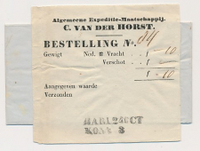 Haarlem - Amsterdam 1848 - Exp. Maatschappij C. van der Horst  