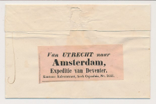 Utrecht - Amsterdam 1846 - Expeditie van Deventer 