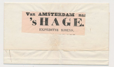 Amsterdam - Den Haag 1850 - Expeditie Koens