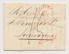 Groningen - Leeuwarden 1835 - Na Posttijd