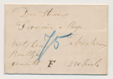 Rhenen - Arnhem 1868 - Begeleidingsbrief