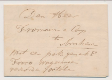 Rhenen - Arnhem 1862 - Begeleidingsbrief
