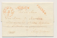 Almelo - Amsterdam 1841 - Franco - Na Posttijd
