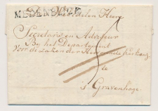 Medemblik - Den Haag 1821 - Dienst