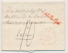 Zaandam - Edam 1834 - Na Posttijd