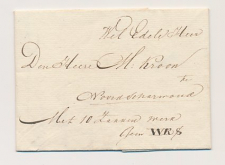 Krommenie - Noord Scharwoude 1837 - Begeleingsbrief