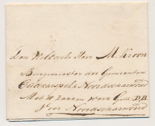 Krommenie - Noord Scharwoude 1839 - Begeleingsbrief